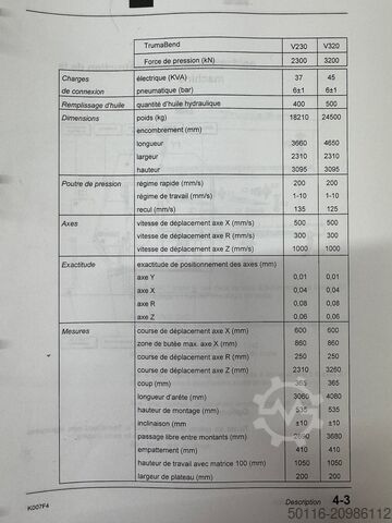 Press brake TRUMPF TrumaBend V320