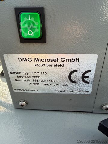 DMG Microset ECO 210 – Tool measuring presetter with computer DMG Microset ECO 210 – Presetter narzędzi pomiarowych z komputerem DMG Microset ECO 210 – Presetter narzędzi pomiarowych z komputerem