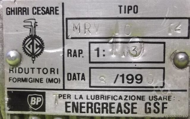 Regelbarer Getriebemotor 0,37 kW 24-115 U/min MOTOVARIO TKF/2