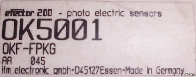 Reflexionslichtschranke IFM OK5001OKF-FPKG