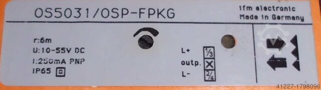 Reflexionslichtschranke IFM OS5031/OSP-FPKG