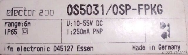 Reflexionslichtschranke IFM OS5031/OSP-FPKG