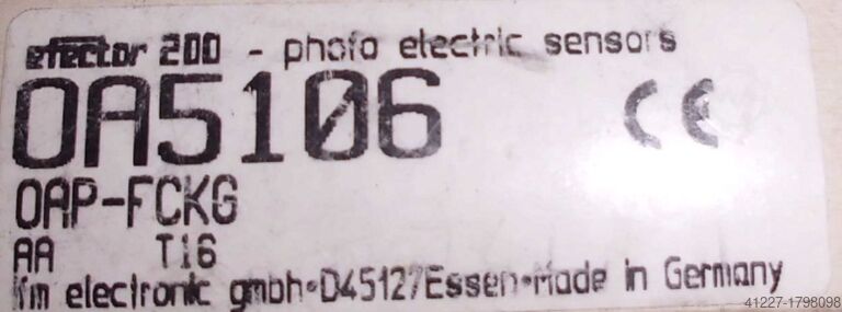 Reflexionslichtschranke IFM OA5106OAP-FCKG