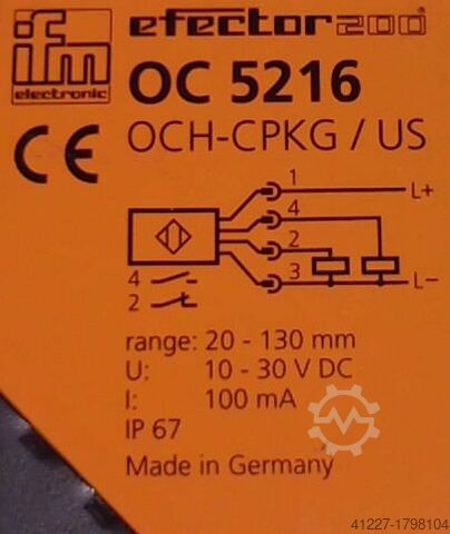 Reflexionslichtschranke IFM OCH-CPKG/US-100