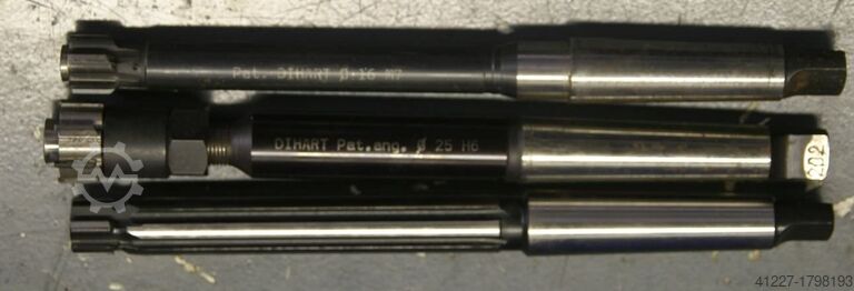 Maschinenreibahlen DIHART Durchmesser 13-33 mm