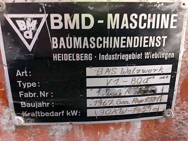 Gyratory and Roll Crusher BMD/Friedrich Krupp V1-800/Gyradisc