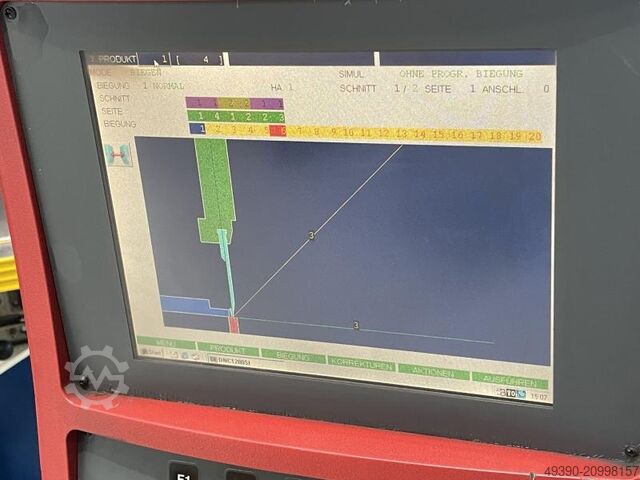 CNC press brake, die bending machine, press brake, sheet metal bending machine, bending bench, die b BEYELER - BYSTRONIC PR 8 (2500 kN x 3100 mm)