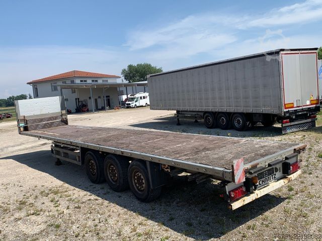 Working platform semitrailer SCHMITZ CARGOBULL SPR24_ Plateau ohne Bordwände_ Flatbed_ verzinkt