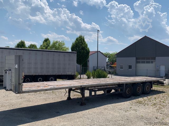 Working platform semitrailer SCHMITZ CARGOBULL SPR24_ Plateau ohne Bordwände_ Flatbed_ verzinkt