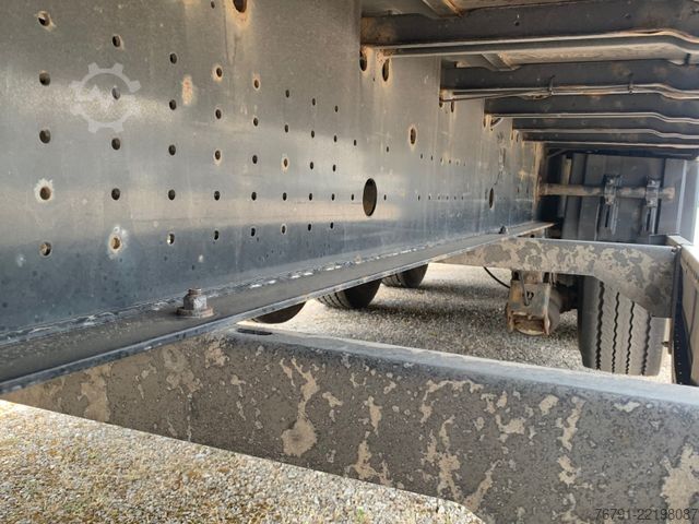 Open semitrailer with tarp KRONE SD Standard_ Liftachse_ LASI Code XL + VDI 2700