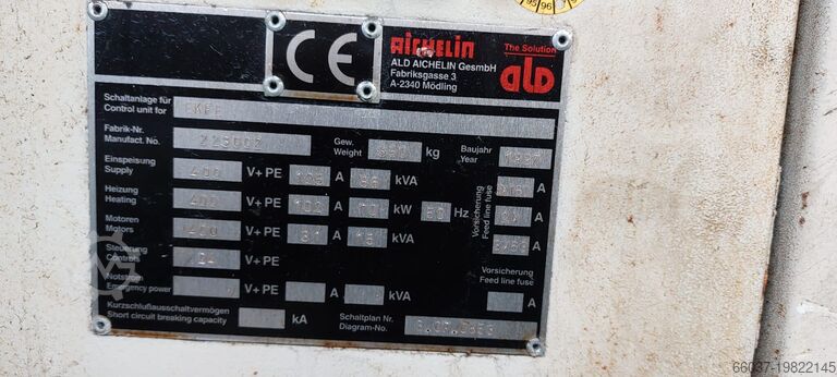 Industrial washing machines ALD EKFE