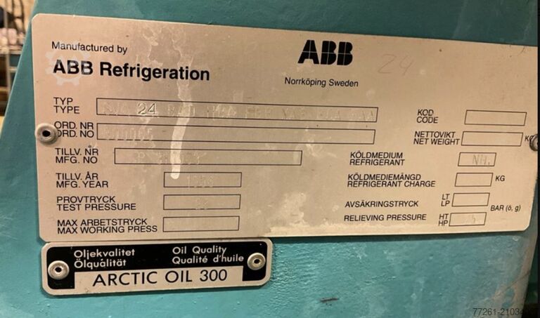 Kühler Screw cooling compressor (2x) ABB SVA 24