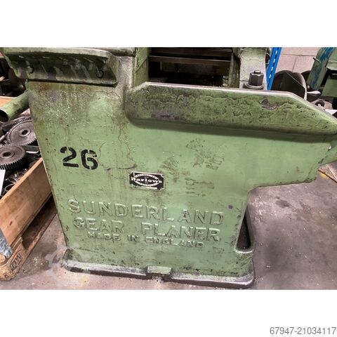 Sunderland No 5 B Gear Planer SUNDERLAND NO 5B