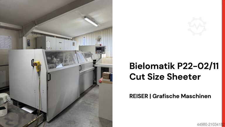  Bielomatik P22-02/11 Cut Size Sheeter