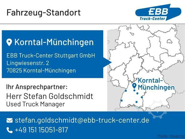 Absetzkipper LKW DAF XD 410 FA Meiller Absetzkipper