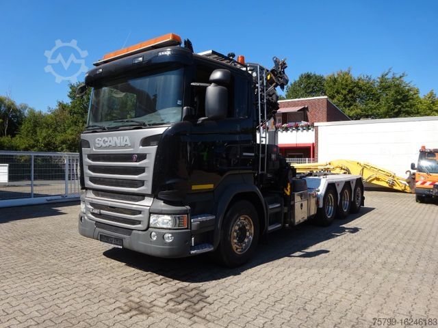 Autokran SCANIA R490 Abroller + HIAB 302E-6 Kran *BJ 2021*