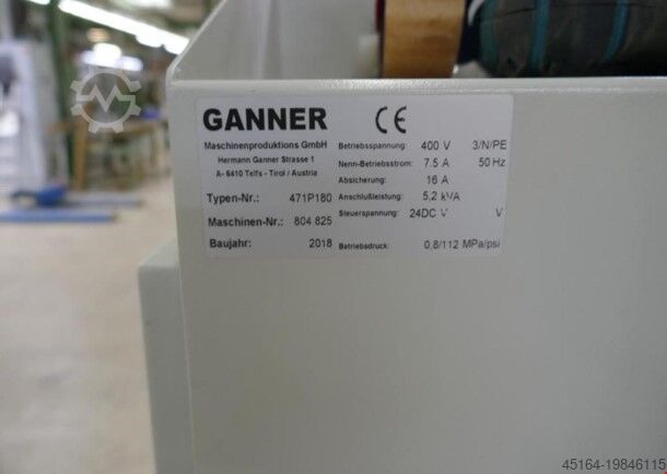 Drilling/dowel driving machine Ganner Index 180 Pro