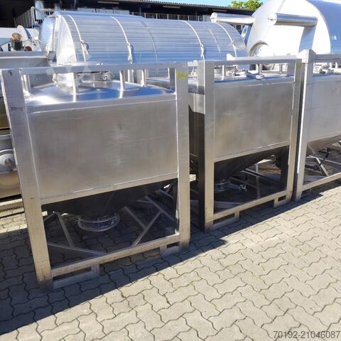 1200 Liter Schüttgutcontainer aus V2A Umformtechnik Hausach (UCON) 9262