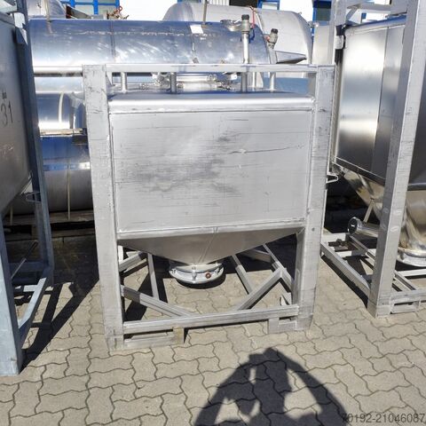 1200 Liter Schüttgutcontainer aus V2A Umformtechnik Hausach (UCON) 9262