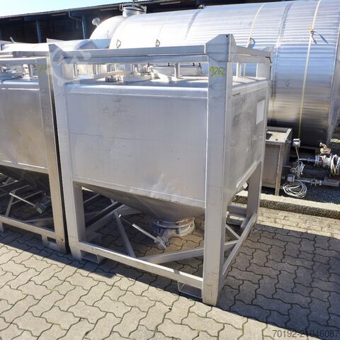 1200 Liter Schüttgutcontainer aus V2A Umformtechnik Hausach (UCON) 9262