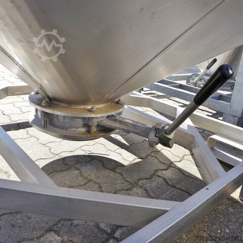 1200 Liter Schüttgutcontainer aus V2A Umformtechnik Hausach (UCON) 9262