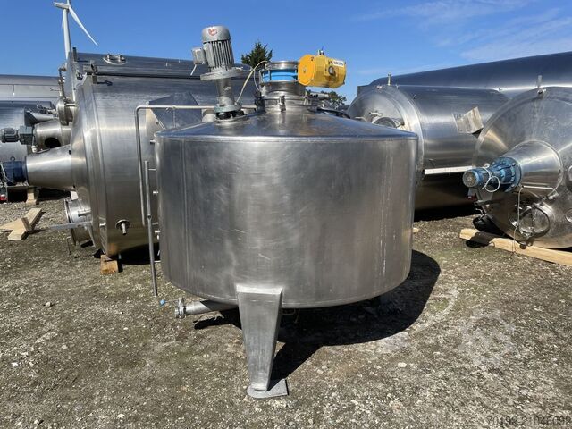 2200 Liter Rührwerksbehälter aus V2A  S15991