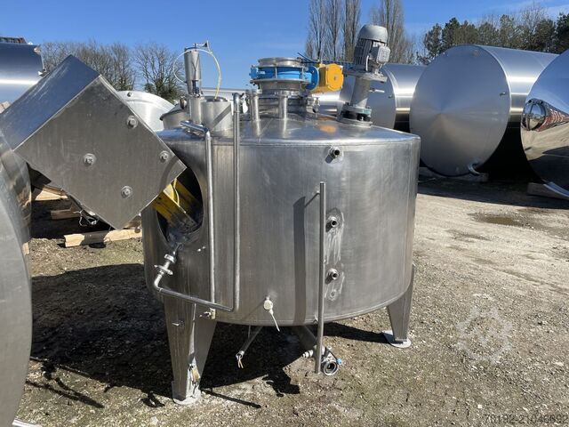 2200 Liter Rührwerksbehälter aus V2A  S15991