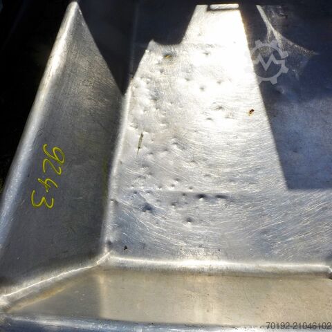 200 Liter offene Wanne aus V2A  9243