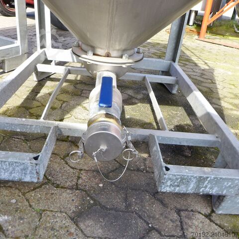 1000 Liter Konuscontainer aus V2A  9241