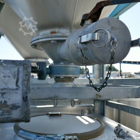 1000 Liter Konuscontainer aus V2A  9241