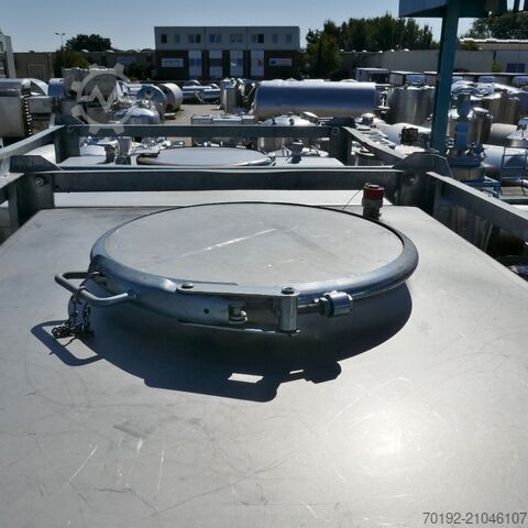 1000 Liter Konuscontainer aus V2A  9241