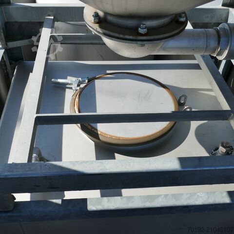 1000 Liter Konuscontainer aus V2A  9241