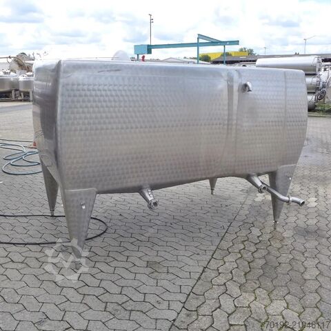 3000 Liter offener 2-Kammer-Behälter aus V2A (1 x 2000 Liter, 1 x 1000 Liter)  9228