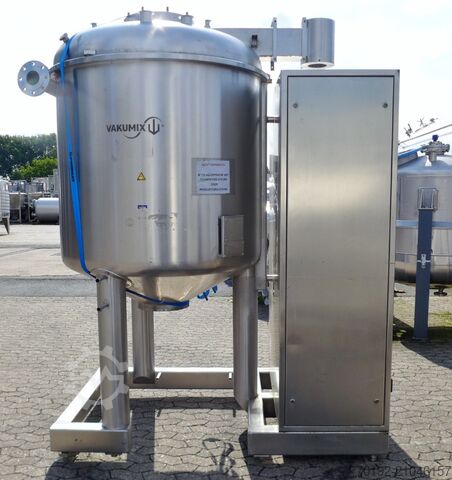 1980 Liter Vakuumbehälter aus V4A VAKUMIX 9195