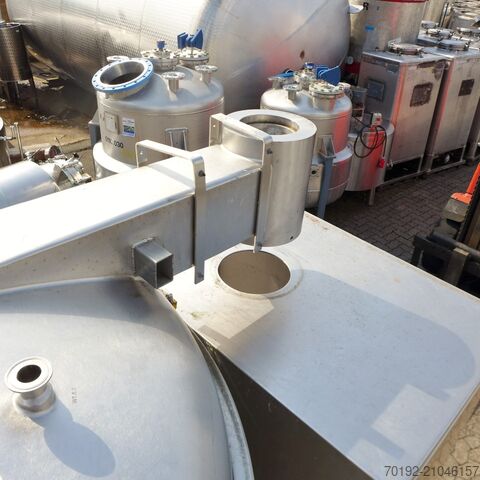 1980 Liter Vakuumbehälter aus V4A VAKUMIX 9195