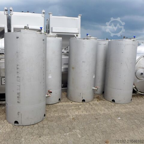 1000 Liter Lagertank aus V2A  9190