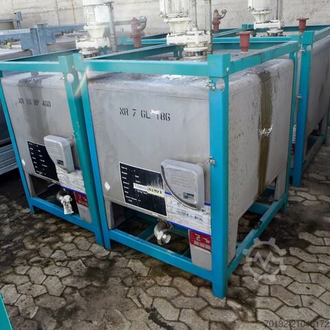 1000 Liter IBC Container aus V2A  9172