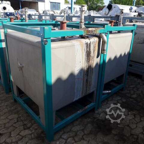 1000 Liter IBC Container aus V2A  9172