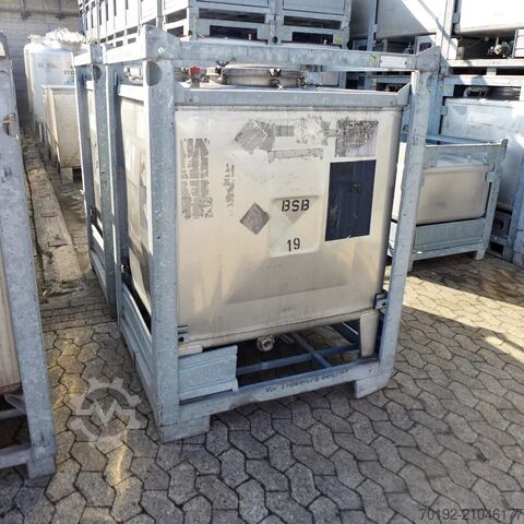 1000 Liter IBC Container aus V2A Umformtechnik Hausach (UCON) 9170