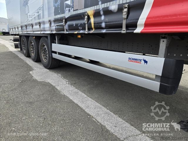 Open semitrailer with tarp Schmitz Cargobull Semitrailer Curtainsider Standard