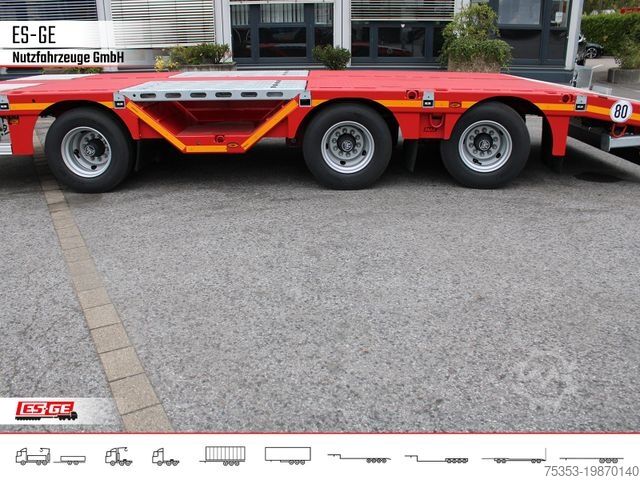 Tieflader-Sattelauflieger FAYMONVILLE MAX Trailer MAX100 Semi-Tieflader Radmulden