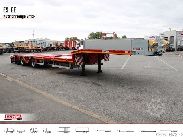 Tieflader-Sattelauflieger FAYMONVILLE MAX Trailer MAX100 Semi-Tieflader Radmulden