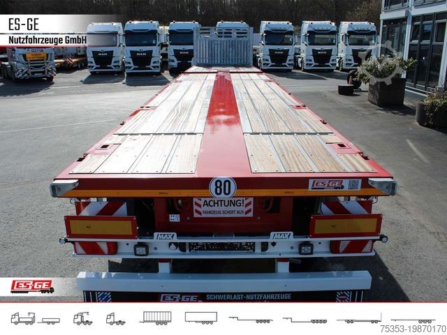 Working platform semitrailer FAYMONVILLE MAX Trailer MAX210 Telesattel