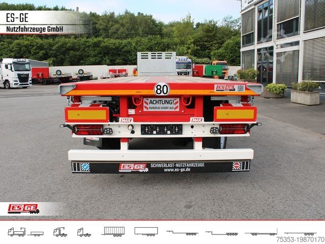 Working platform semitrailer FAYMONVILLE MAX Trailer MAX210 Telesattel