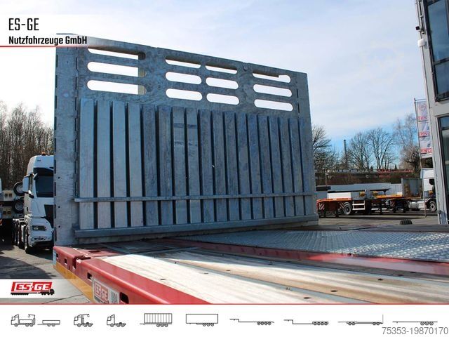 Working platform semitrailer FAYMONVILLE MAX Trailer MAX210 Telesattel