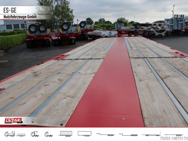 Working platform semitrailer FAYMONVILLE MAX Trailer MAX210 Telesattel