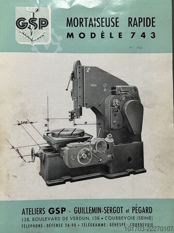 Vertical Slotting Machine GSP 743