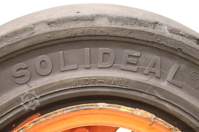 Solid rubber tires, 2 pieces Solideal Magnum 6.00-9