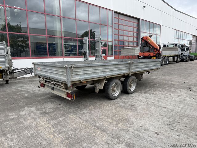 Low loader trailer Roeger TT  Tandem Pritsche- Tieflader