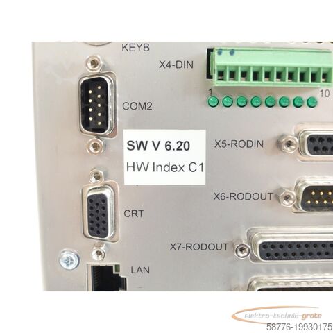 Component Trumpf 1488573 Steuerung SW V 6.2 / HW Index C1 SN:00569